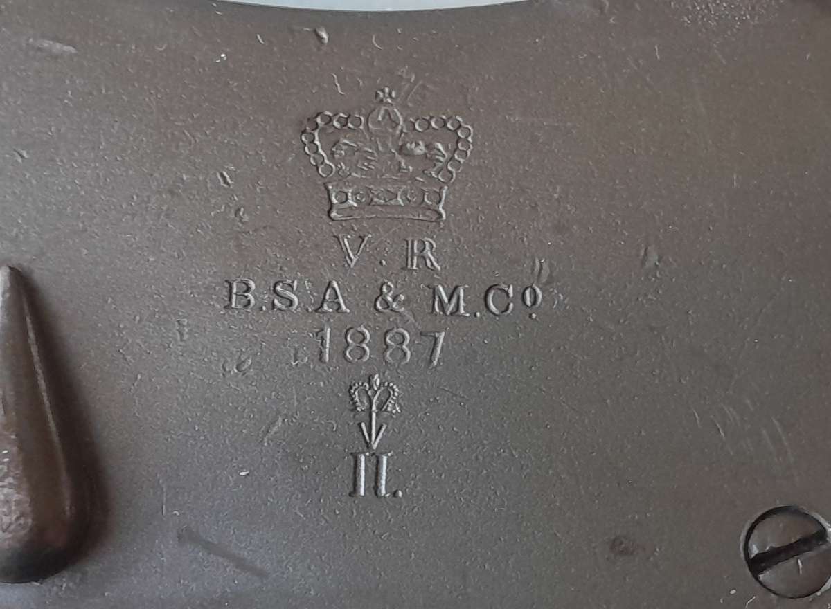 Boer War 1887 BSA Martini-Henry Carbine with Cartridge and Display Stand