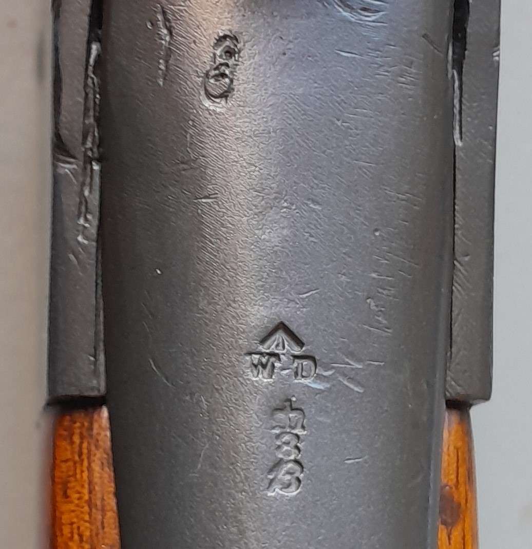 Boer War 1887 BSA Martini-Henry Carbine with Cartridge and Display Stand