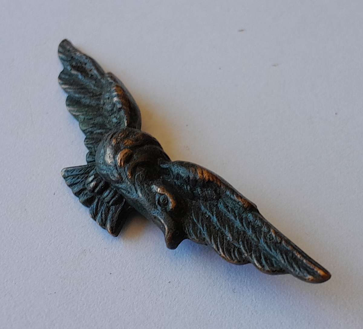 WW2 Royal Air Force Eagle Badge.  No Lugs.
