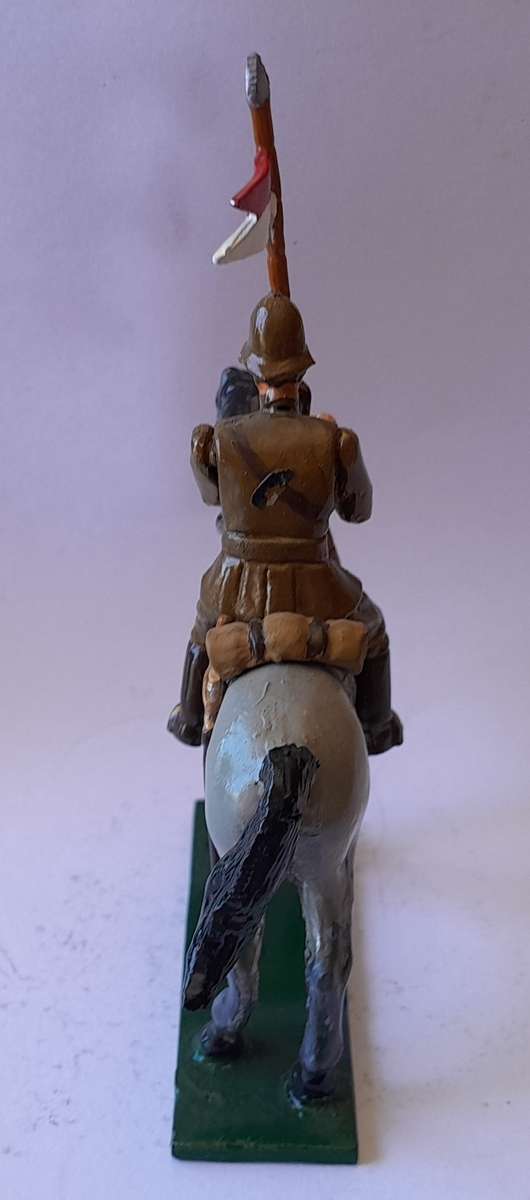 Boer War British Cavalryman Lead Figurine.  8cm