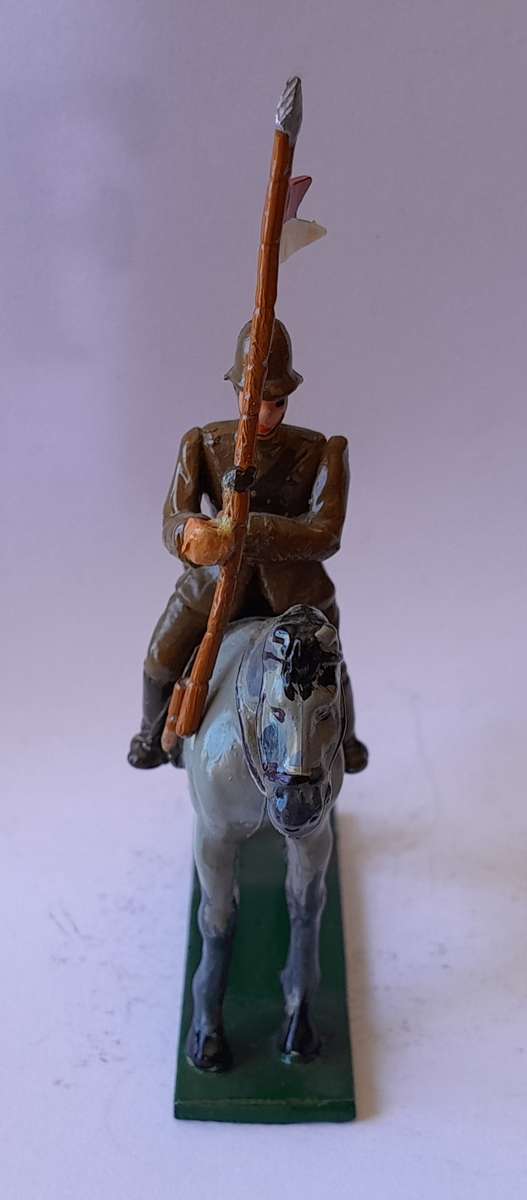 Boer War British Cavalryman Lead Figurine.  8cm