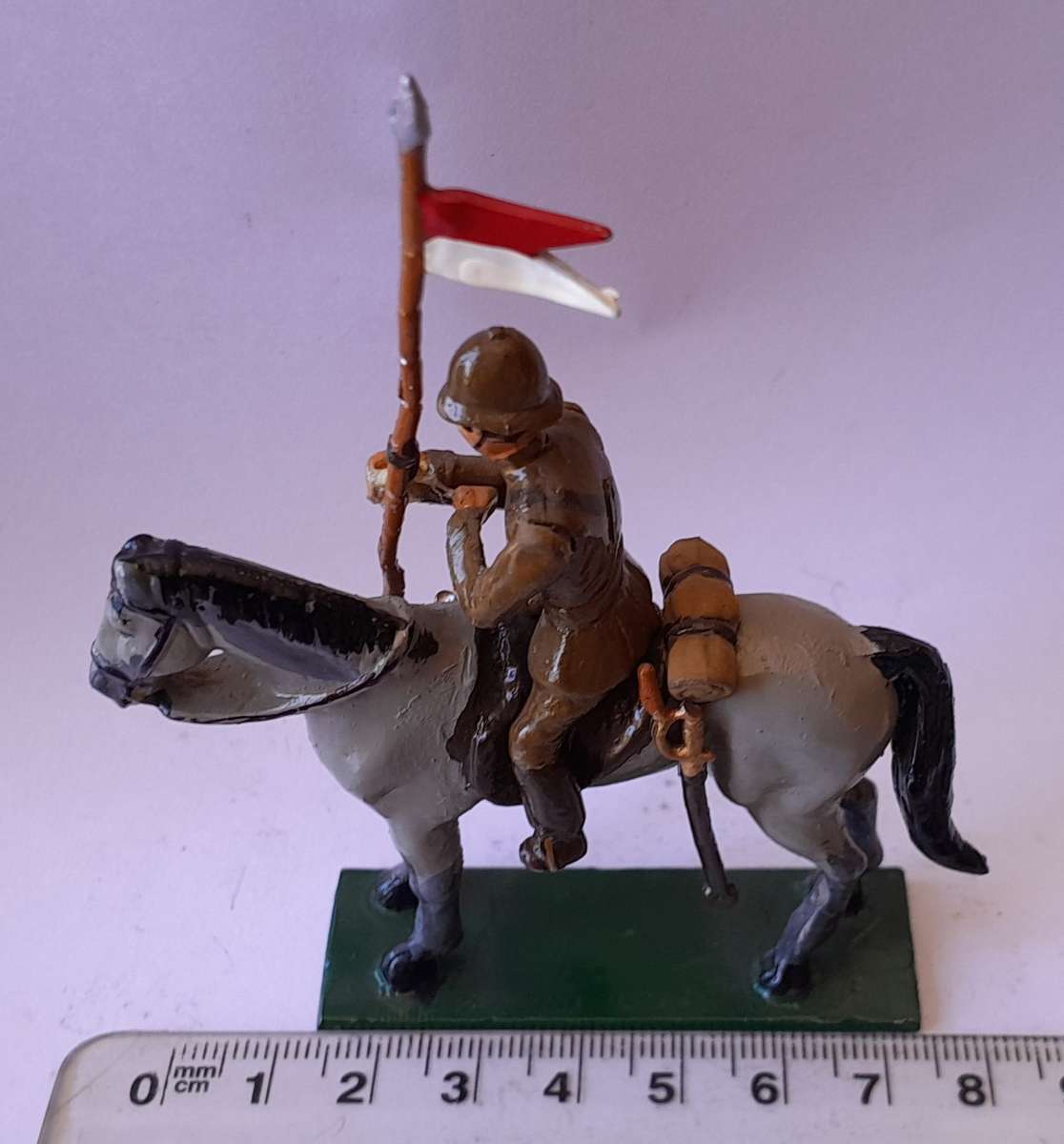 Boer War British Cavalryman Lead Figurine.  8cm