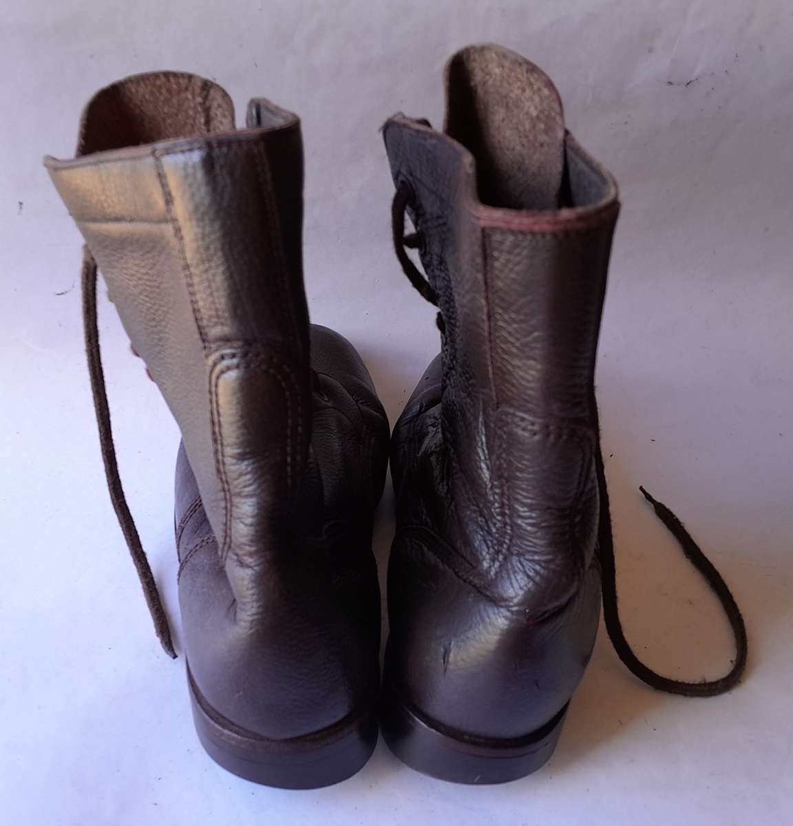 Vintage Pair SADF Leather Boots. Size 7.