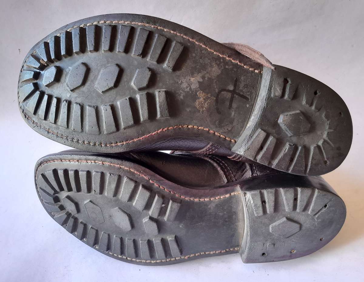 Vintage Pair SADF Leather Boots. Size 7.