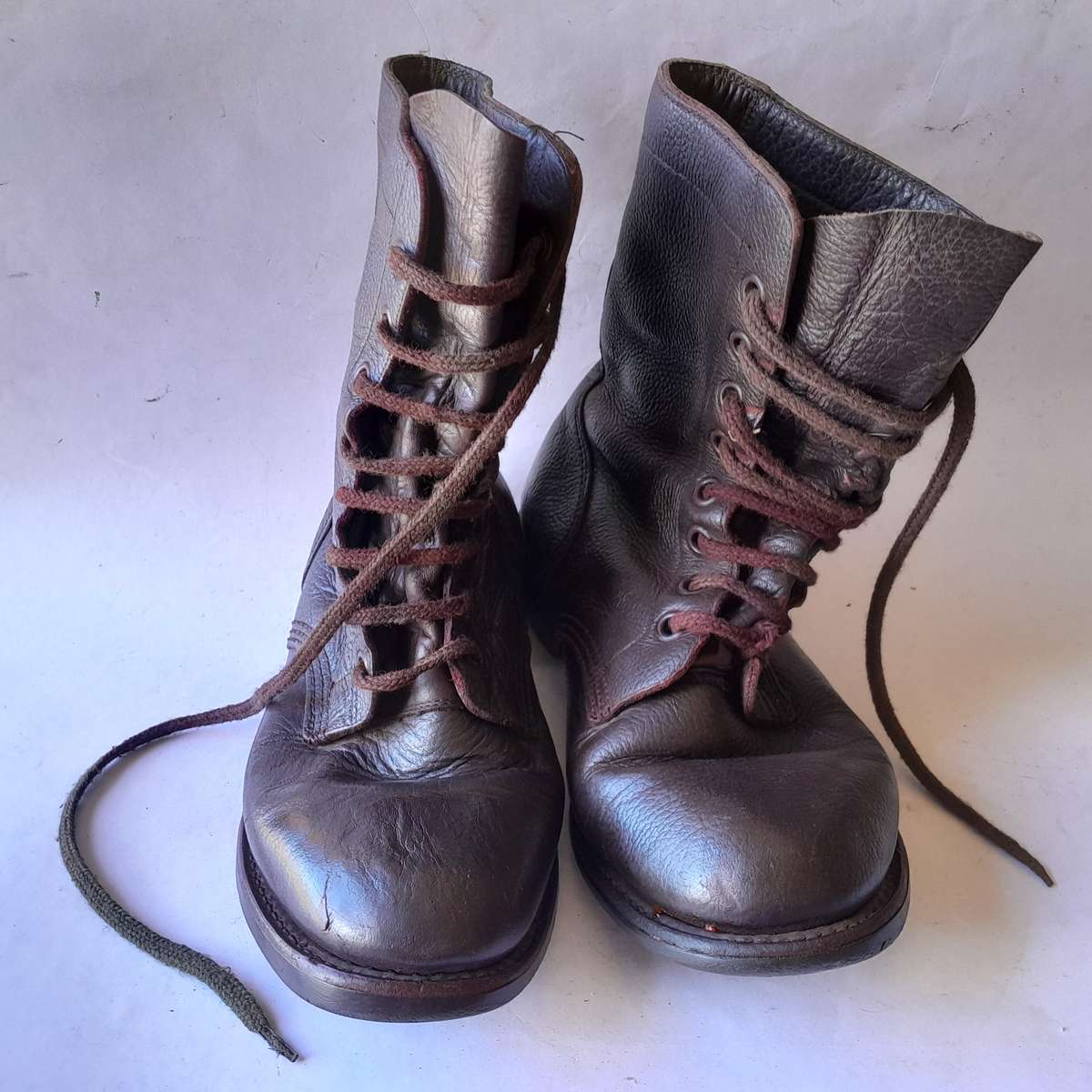 Vintage Pair SADF Leather Boots. Size 7.
