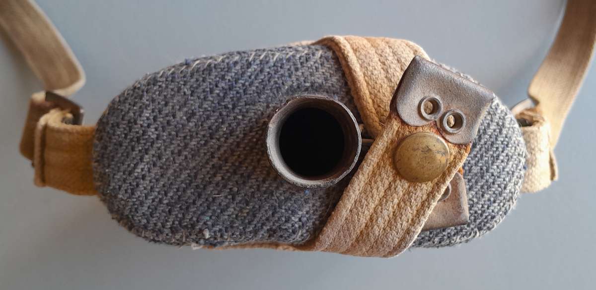 'RESERVED' WW2 RAF Mk VII Water Bottle With Harness and Shoulder Strap. No Stopper.