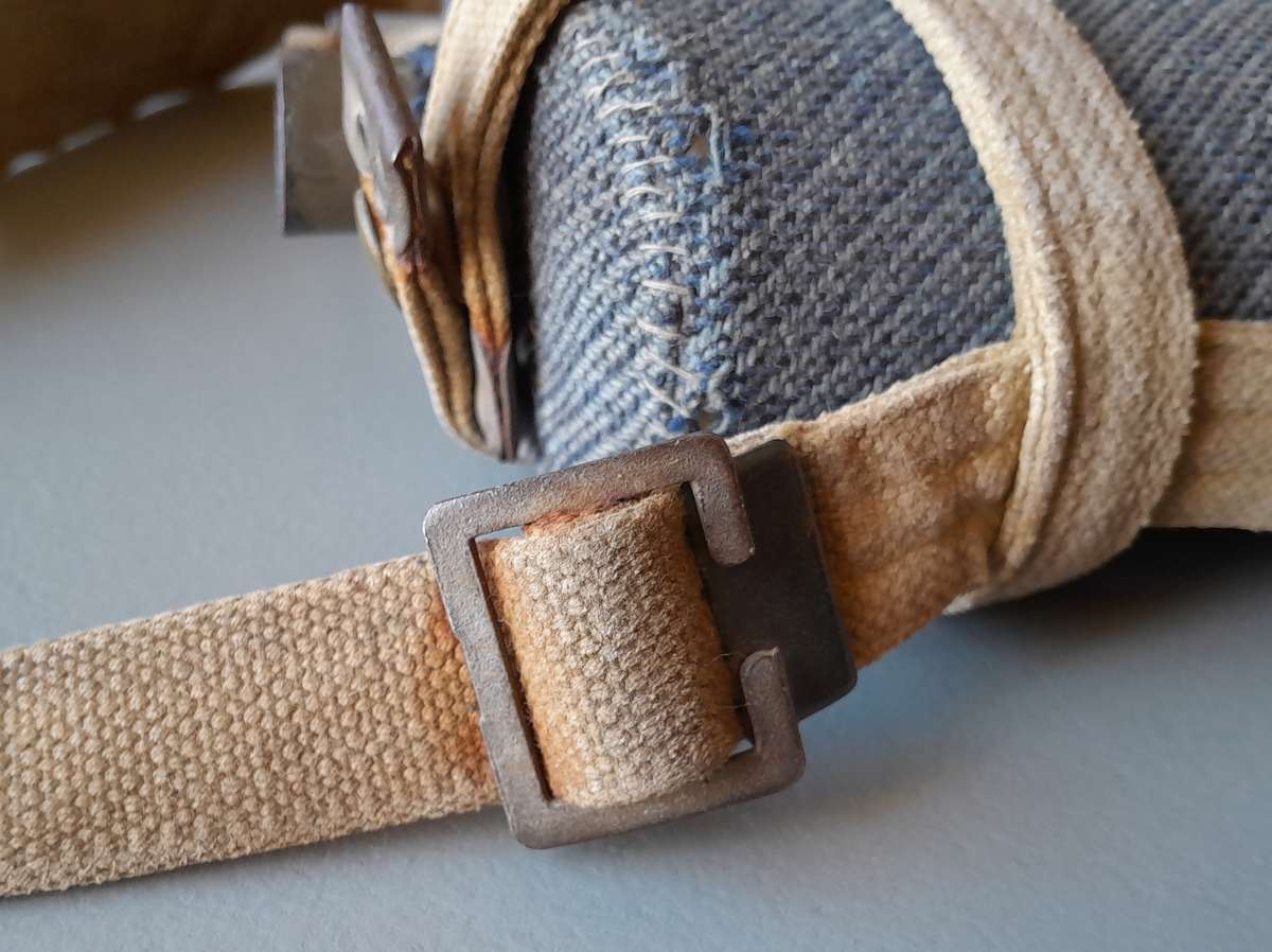 'RESERVED' WW2 RAF Mk VII Water Bottle With Harness and Shoulder Strap. No Stopper.