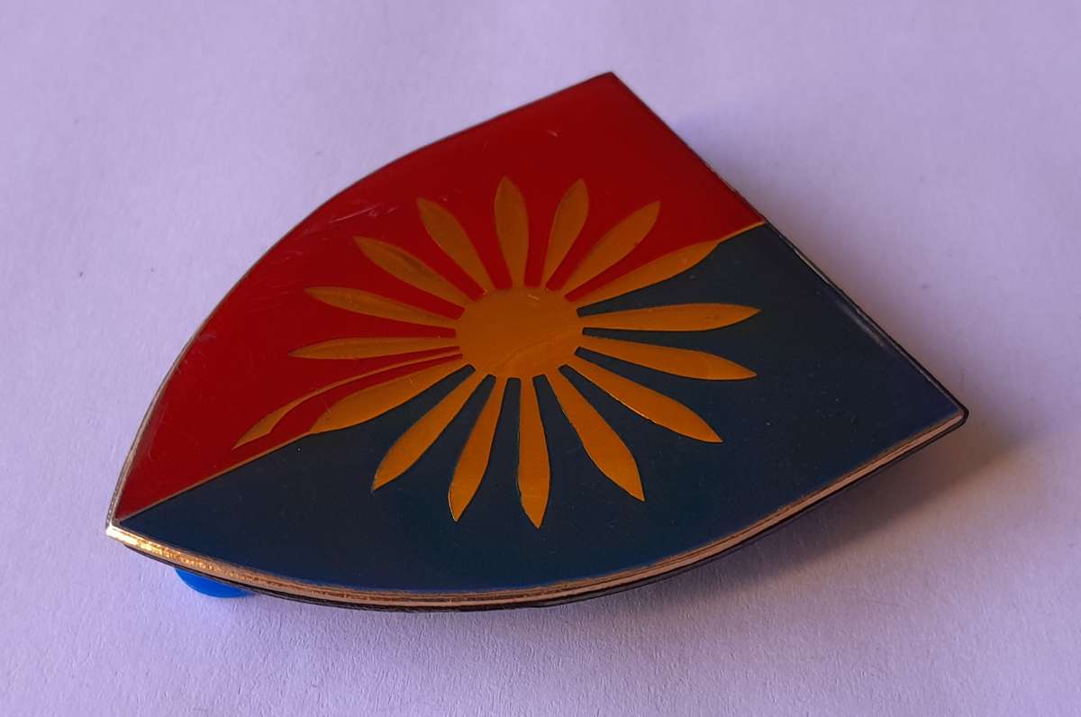 SADF Northern Transvaal Command Shoulder Flash.  All Pins Intact.