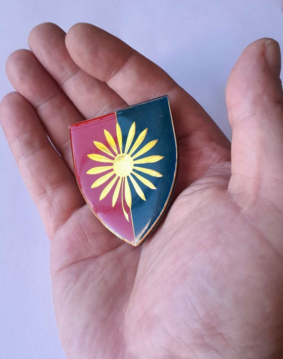 SADF Northern Transvaal Command Shoulder Flash.  All Pins Intact.