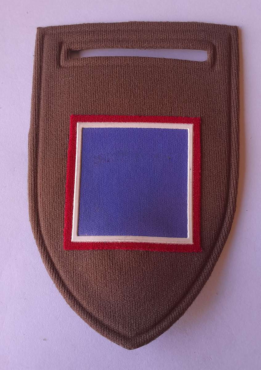 Pair SADF Ordinance Tupper Shoulder Flashes.  Bravo Company. Pins Intact.