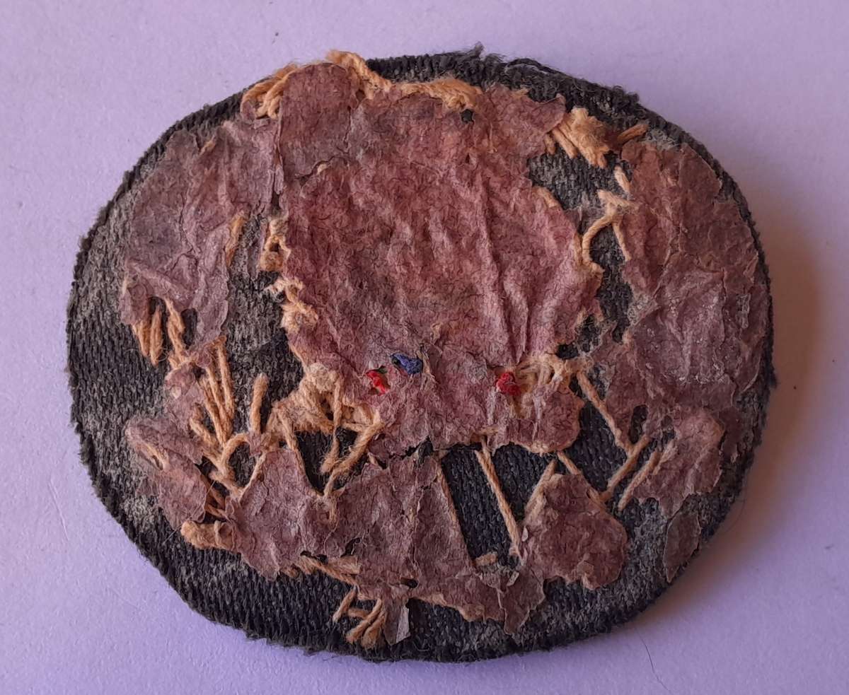 WW2 British Warrant Officer Bullion Rank Badge.