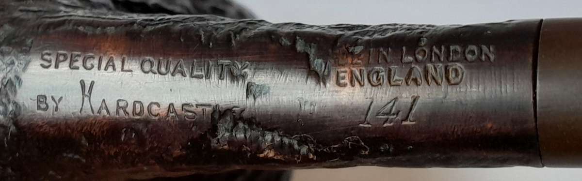 Vintage Hardcastle 141 Rusticated Arched Estate Pipe.