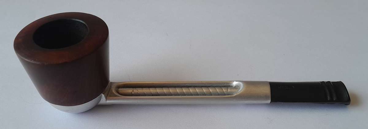 Vintage Falcon Aluminium & Briar Standard System Pipe.  Interchangeable Bowl.