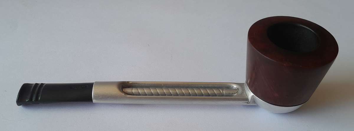 Vintage Falcon Aluminium & Briar Standard System Pipe.  Interchangeable Bowl.
