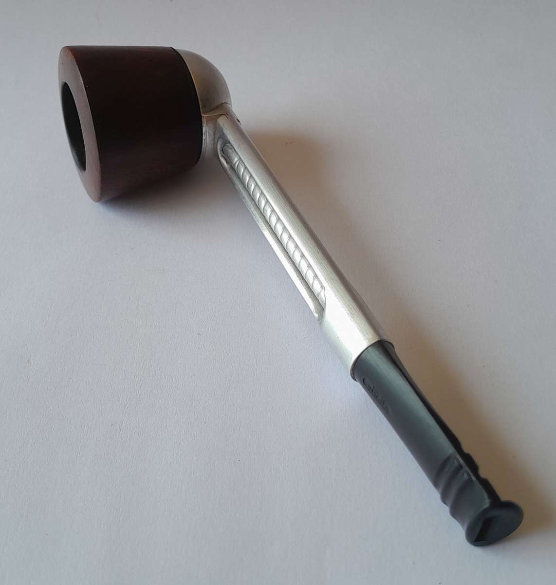 Vintage Falcon Aluminium & Briar Standard System Pipe.  Interchangeable Bowl.