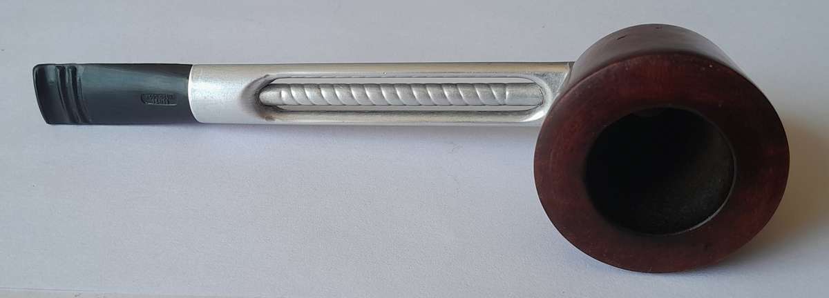 Vintage Falcon Aluminium & Briar Standard System Pipe.  Interchangeable Bowl.