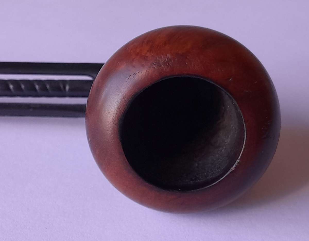 Vintage Falcon Briar & Black Aluminium Pipe.  Interchangeable bowl.