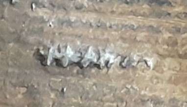 "Reserved". Antique AD Mougin Black Slate & Bronze Mantel Clock.  50 x 45cm.  Running.