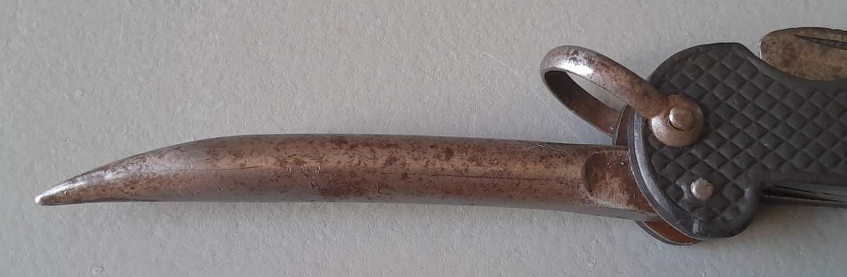 "Reserved" WW1 / WW2 Era Seaman's Marlin Spike Jack Knife By John Watts, Sheffield.