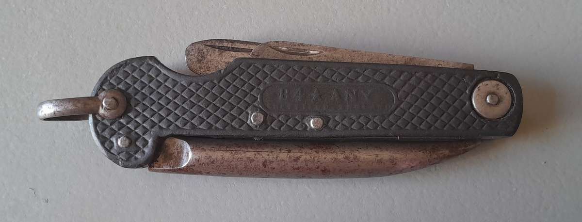 "Reserved" WW1 / WW2 Era Seaman's Marlin Spike Jack Knife By John Watts, Sheffield.