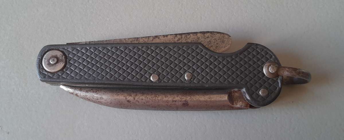 "Reserved" WW1 / WW2 Era Seaman's Marlin Spike Jack Knife By John Watts, Sheffield.