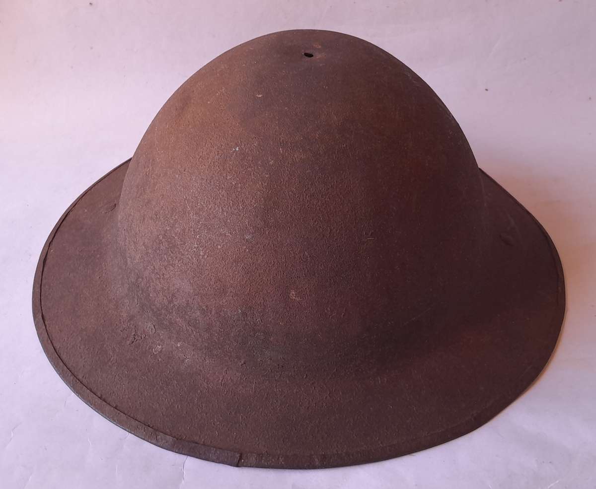 Rare WW1 MK 1 Brodie Helmet With the Split Pin Bales.  No Inner / Chin Strap.