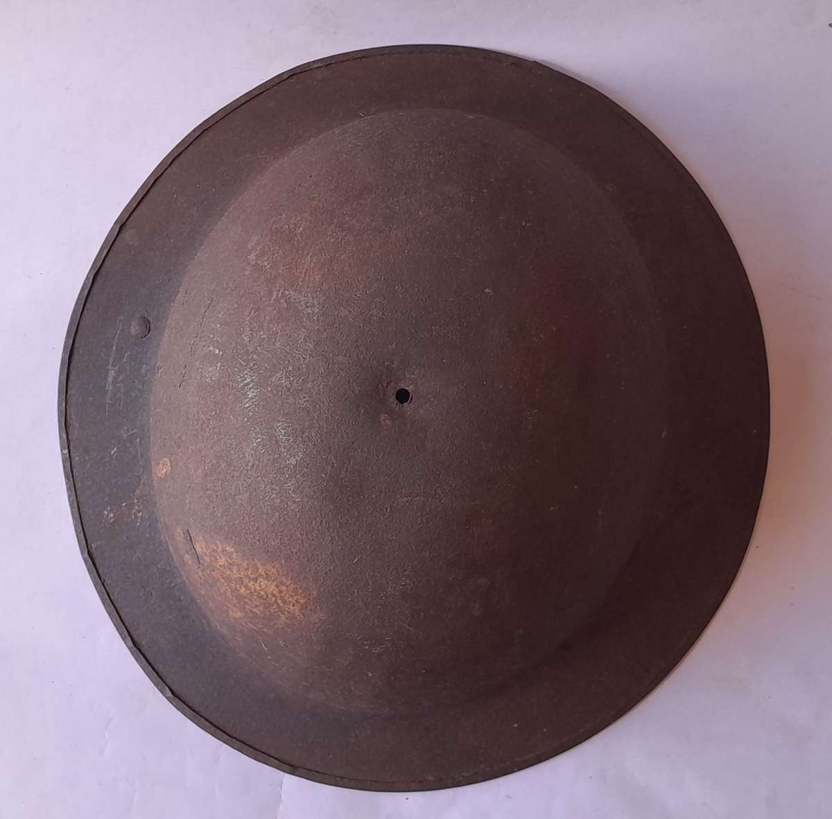 Rare WW1 MK 1 Brodie Helmet With the Split Pin Bales.  No Inner / Chin Strap.