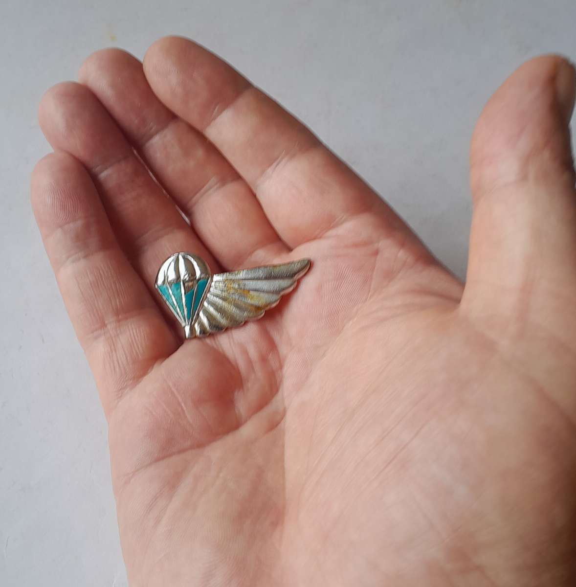 SADF 101 Air Supply Crew Wing.  Pins Intact.