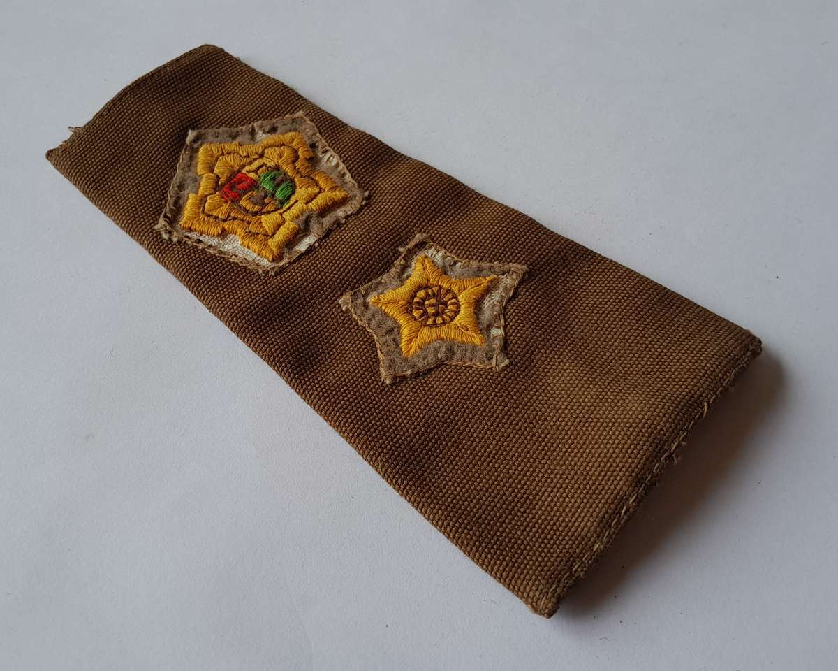 Early SA Army Commandant Rank Slip-on.