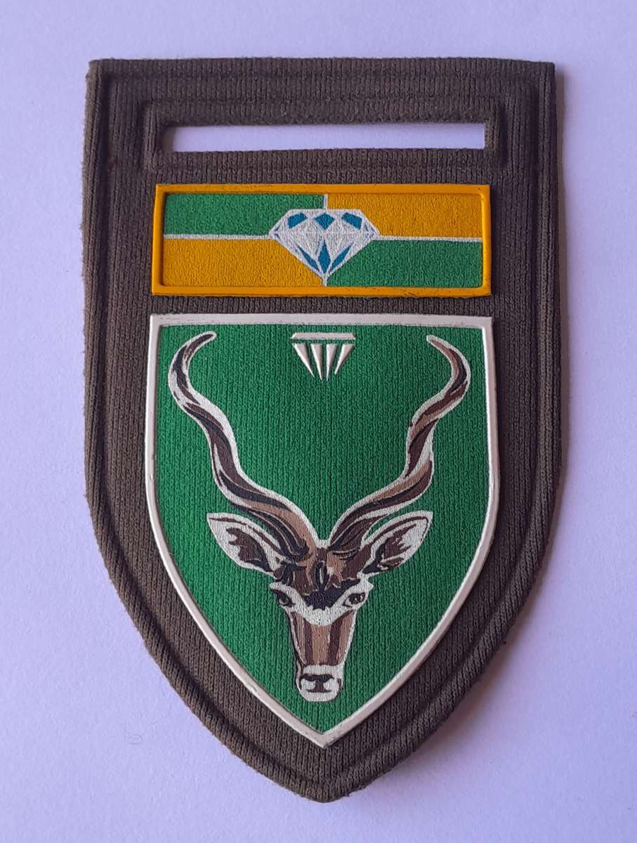 SADF Barkley West Commando Tupper Flash. No Pin.