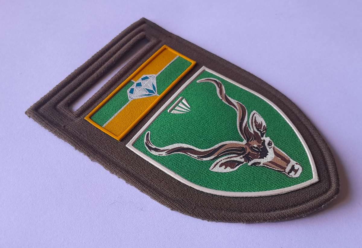 SADF Barkley West Commando Tupper Flash. No Pin.