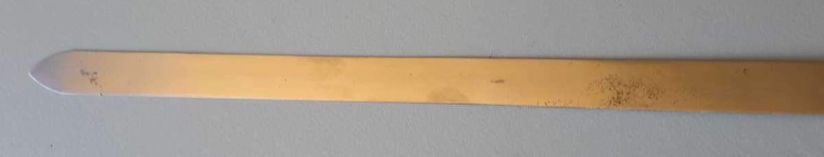 Vintage Chinese Jian Training Sword With Scabbard.