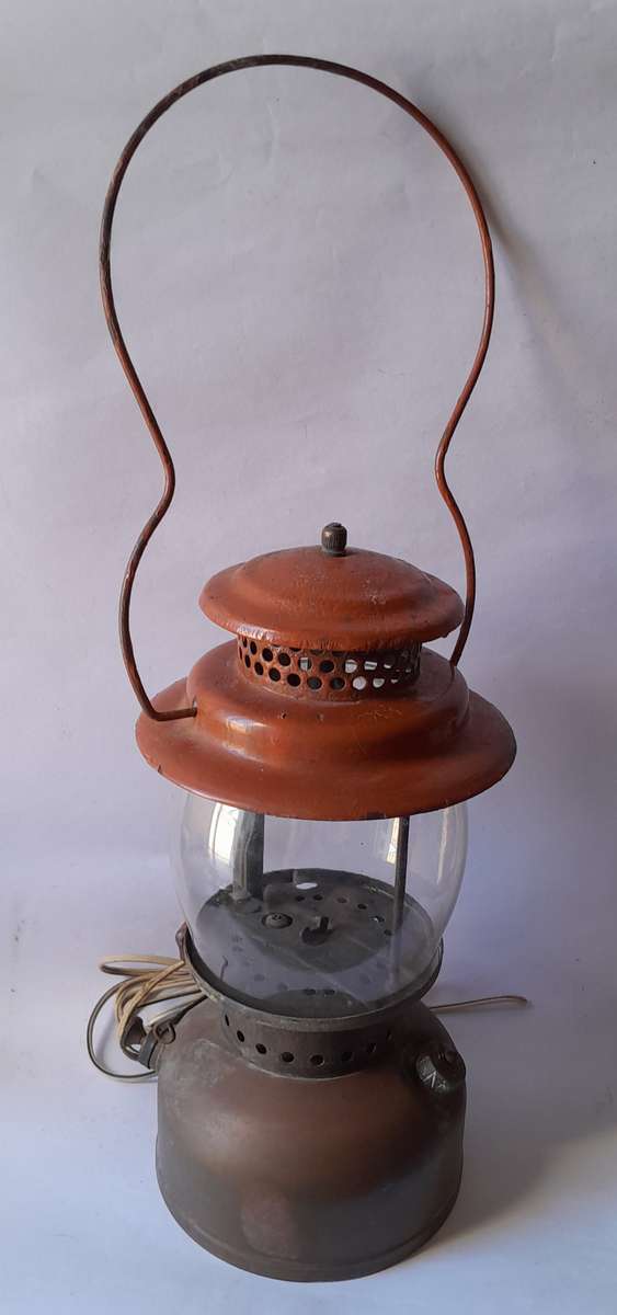 "Reserved"  Vintage 1950's Sun Flame U.S.A. Paraffin Lamp.