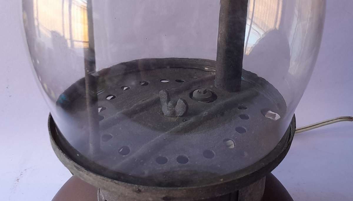 "Reserved"  Vintage 1950's Sun Flame U.S.A. Paraffin Lamp.