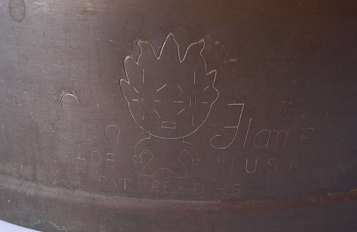 "Reserved"  Vintage 1950's Sun Flame U.S.A. Paraffin Lamp.