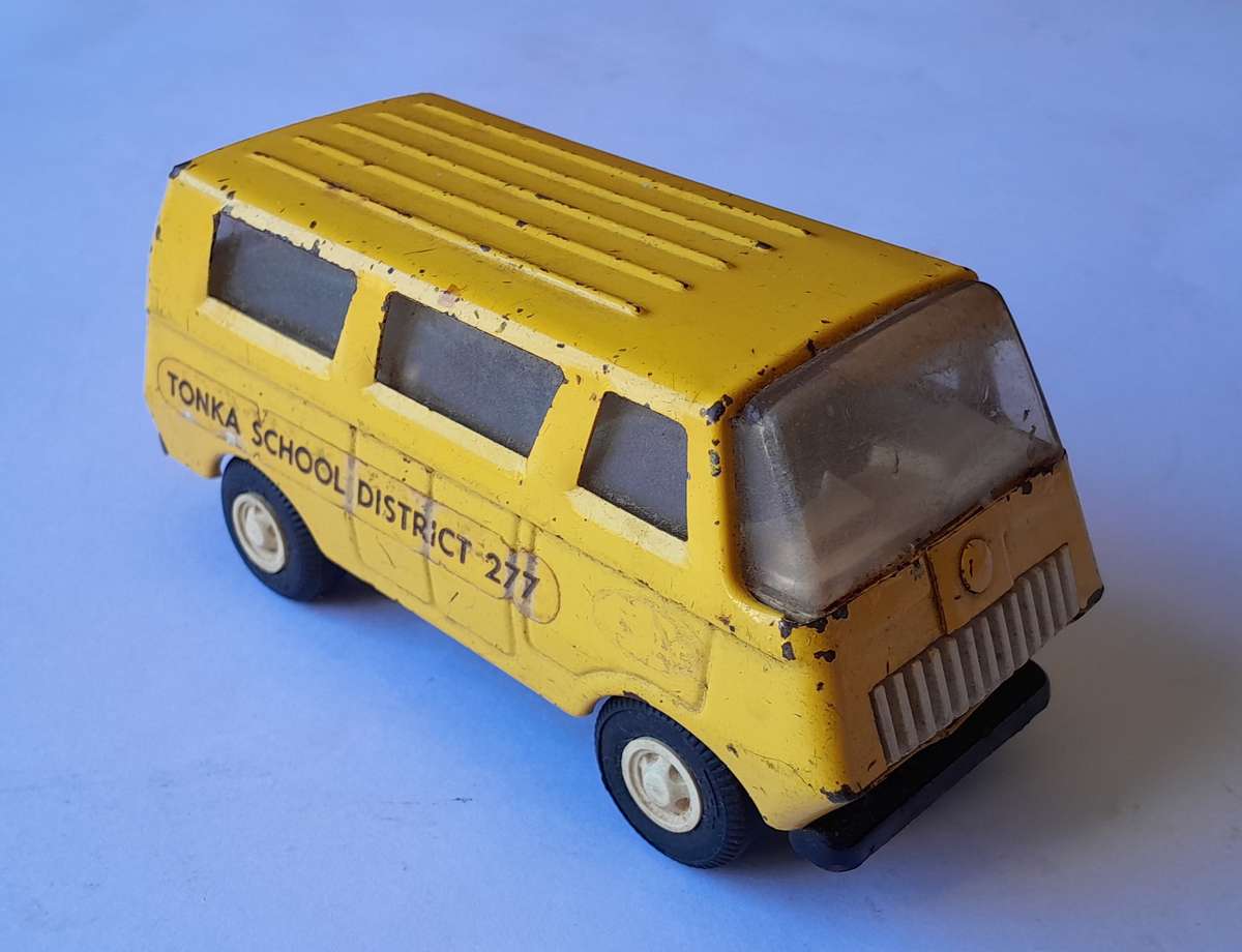 1970's Tonka U.S.A School District 277 Bus. 12.5cm.