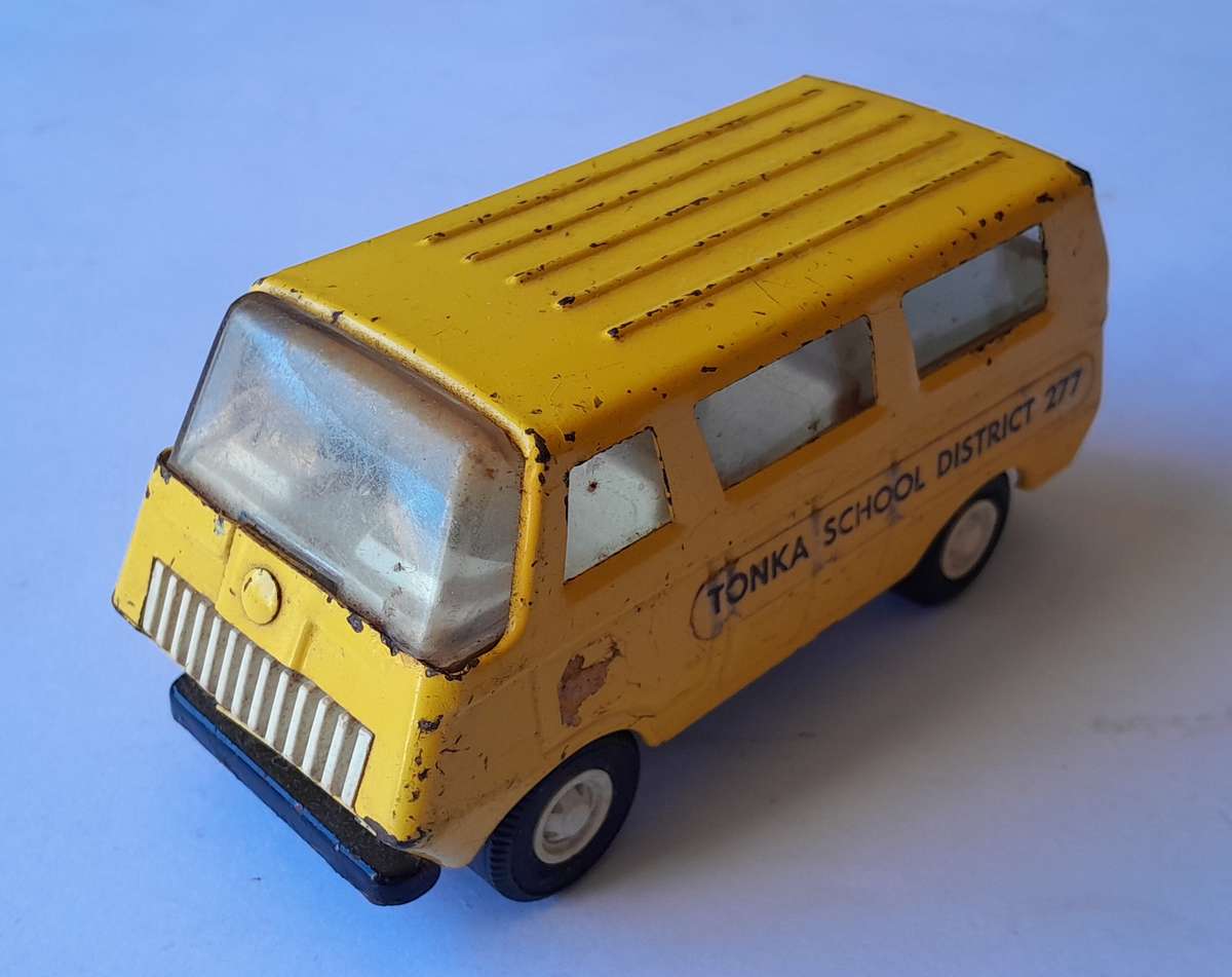 1970's Tonka U.S.A School District 277 Bus. 12.5cm.
