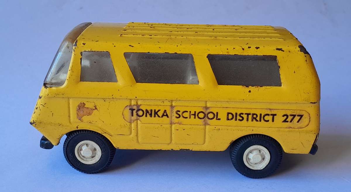 1970's Tonka U.S.A School District 277 Bus. 12.5cm.