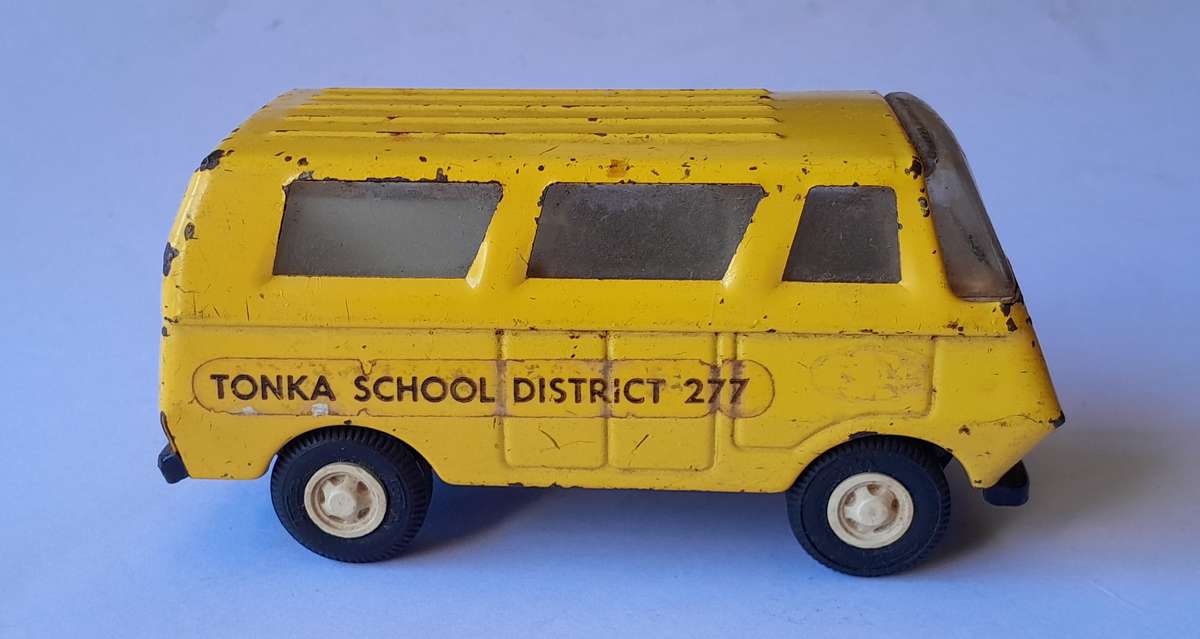 1970's Tonka U.S.A School District 277 Bus. 12.5cm.