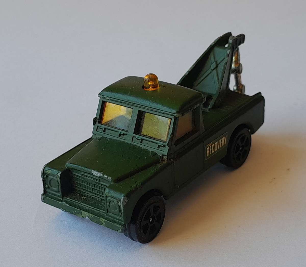 1970's Corgi Juniors Land Rover Army Recovery Vehicle.
