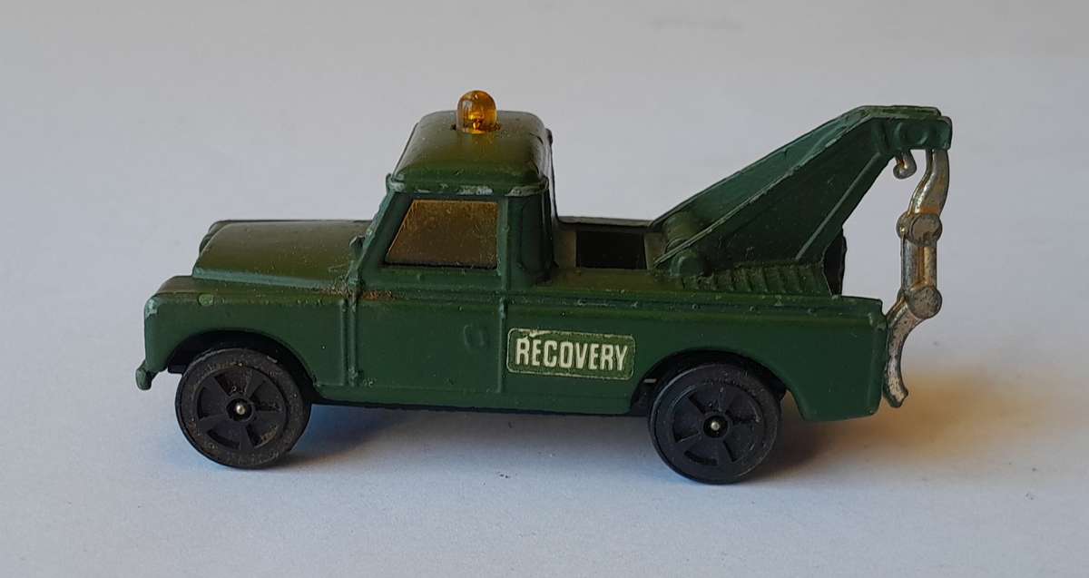 1970's Corgi Juniors Land Rover Army Recovery Vehicle.