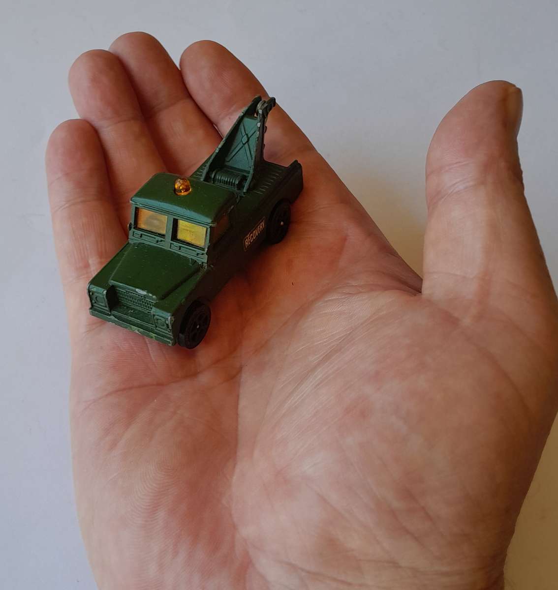 1970's Corgi Juniors Land Rover Army Recovery Vehicle.