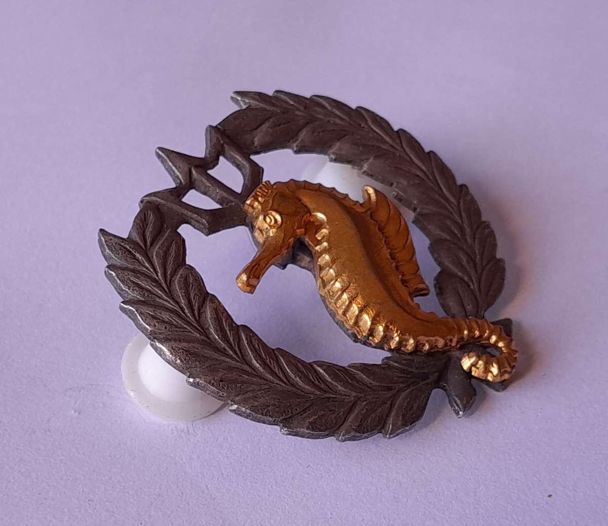 SA Navy Independent Ships & Air/Sea Rescue Flotilla Breast Badge.  Pins Intact.