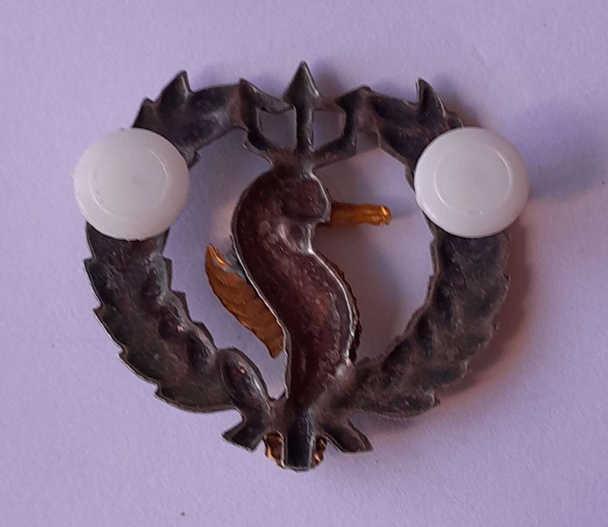 SA Navy Independent Ships & Air/Sea Rescue Flotilla Breast Badge.  Pins Intact.