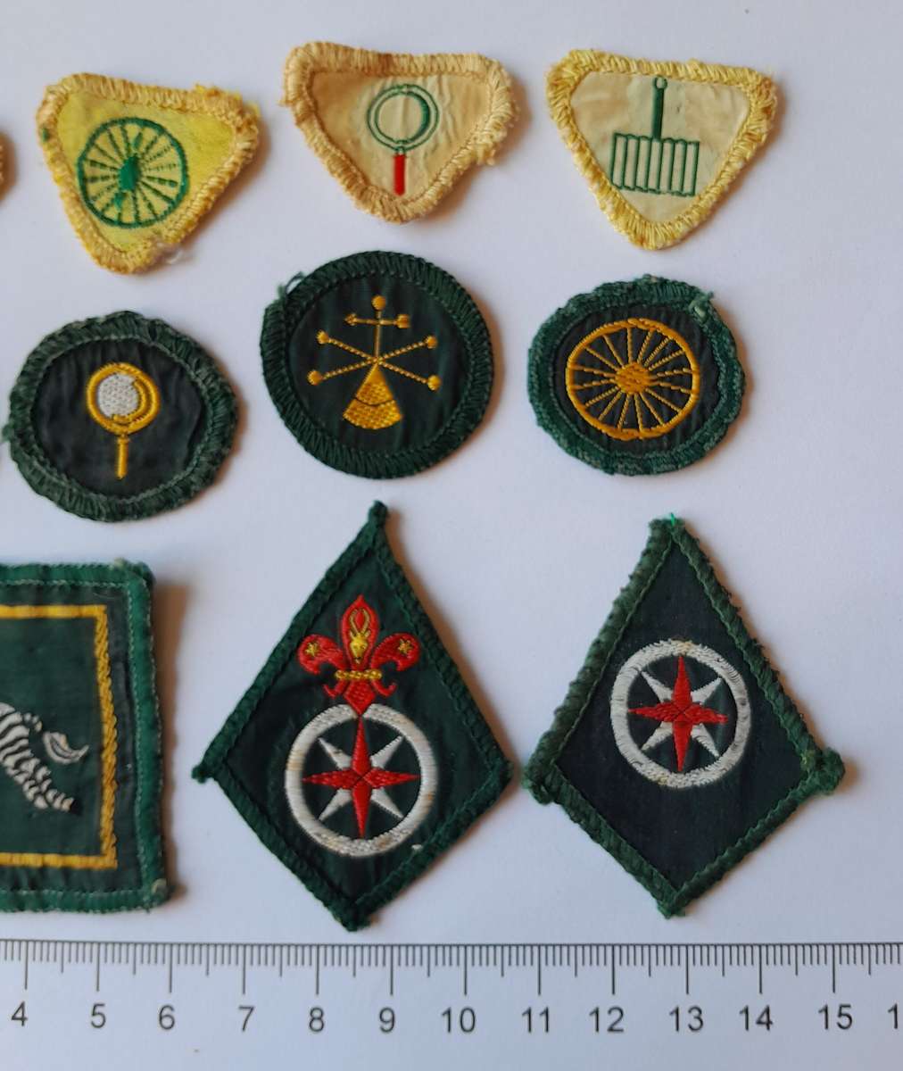 Collection Of 1970's Boy Scouts Badges. 1 Bid For All.