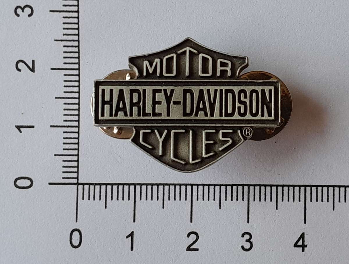 Original Harley Davidson Motorcycles Badge.  Pins Intact.