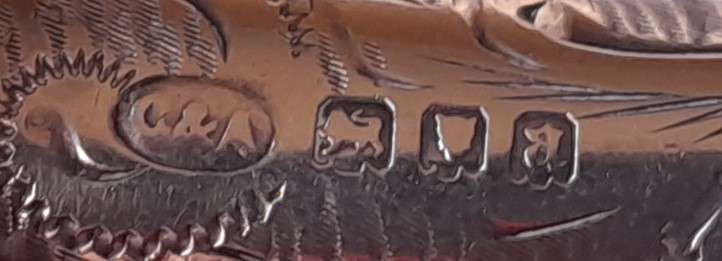 "Reserved" Antique 9ct Gold and Amber Cheroot Holder with Sterling Silver Case. London, 1916.