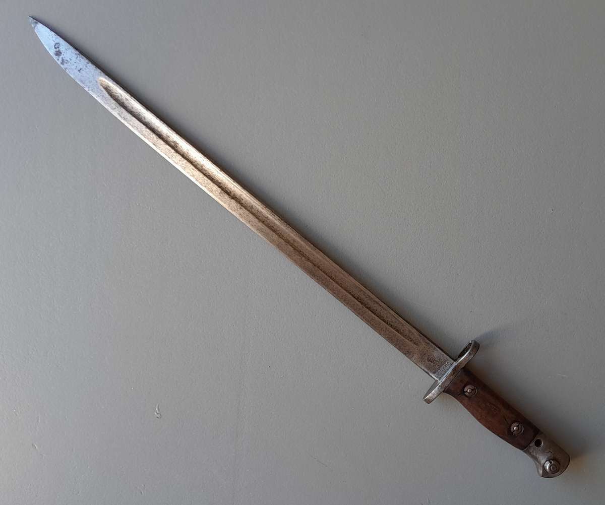 Rare WW1 Vickers Pattern 1907 Sword Bayonet.  Only 10 000 Produced.