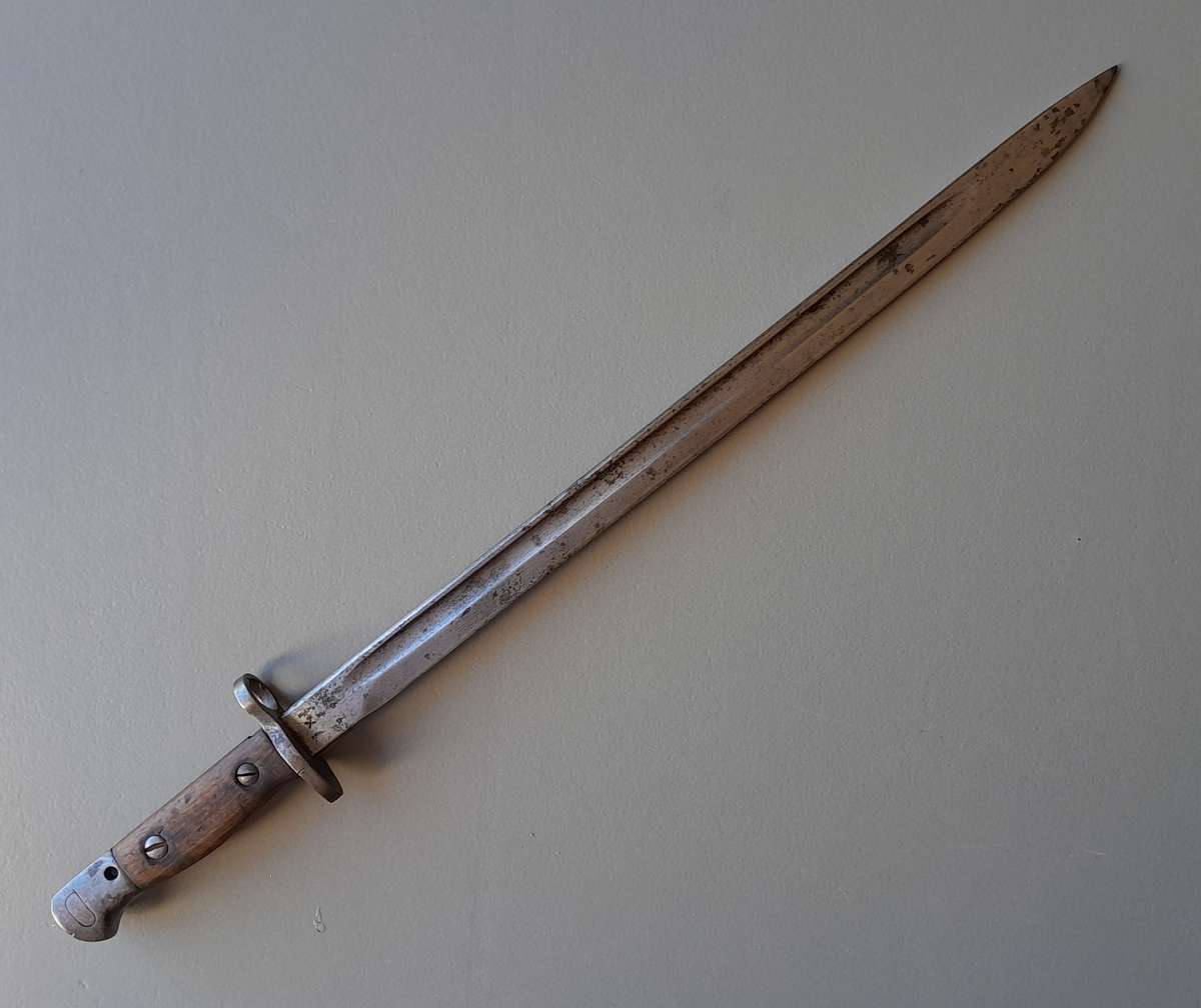 Rare WW1 Vickers Pattern 1907 Sword Bayonet.  Only 10 000 Produced.