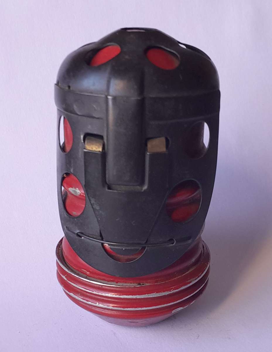 WW2 Italian Breda M35 "Red Devil" Hand Grenade (Inert).  No International Shipping.